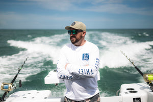 Reef Thief Logo Long Sleeve Tee - White