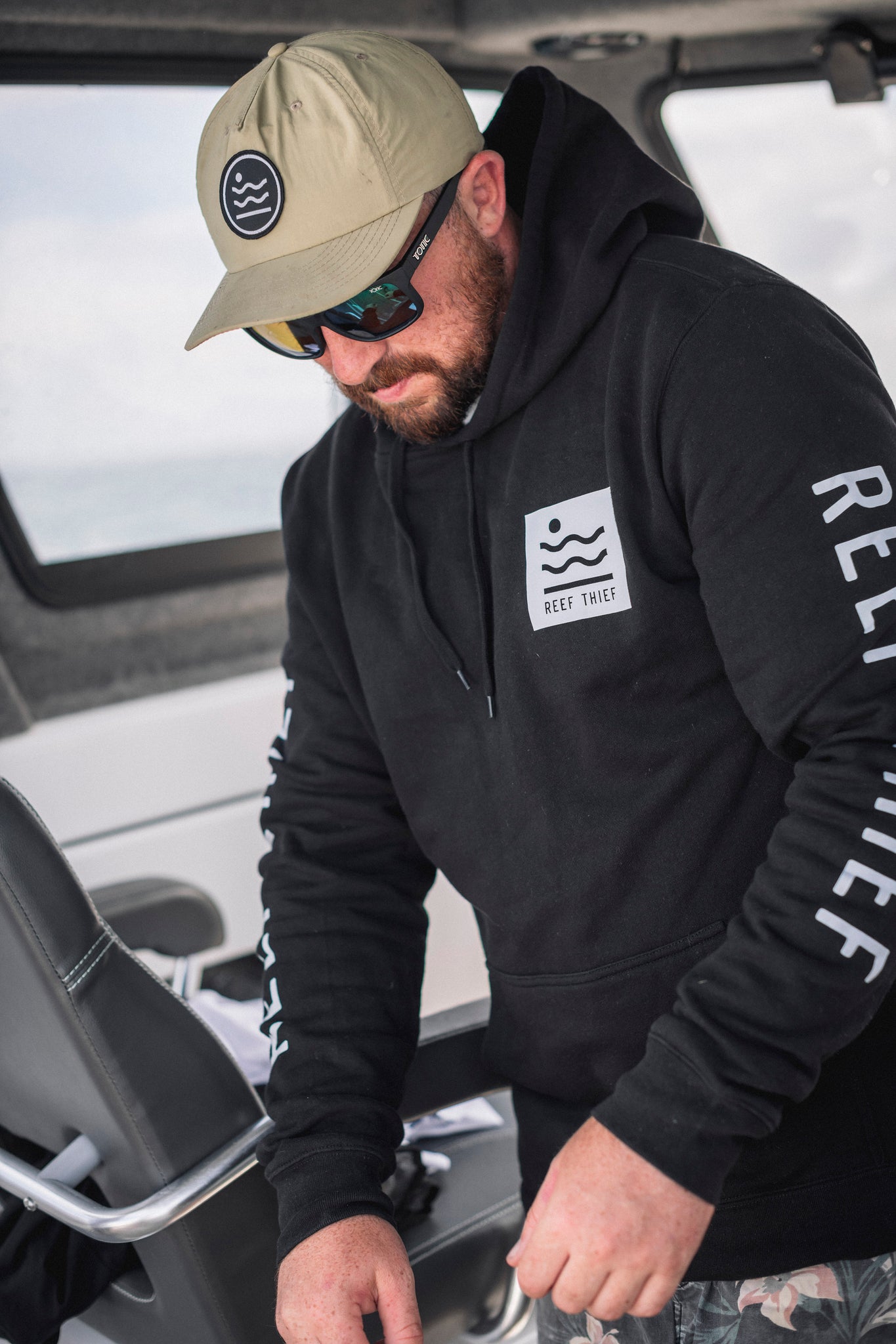 Reef Thief Logo Hood